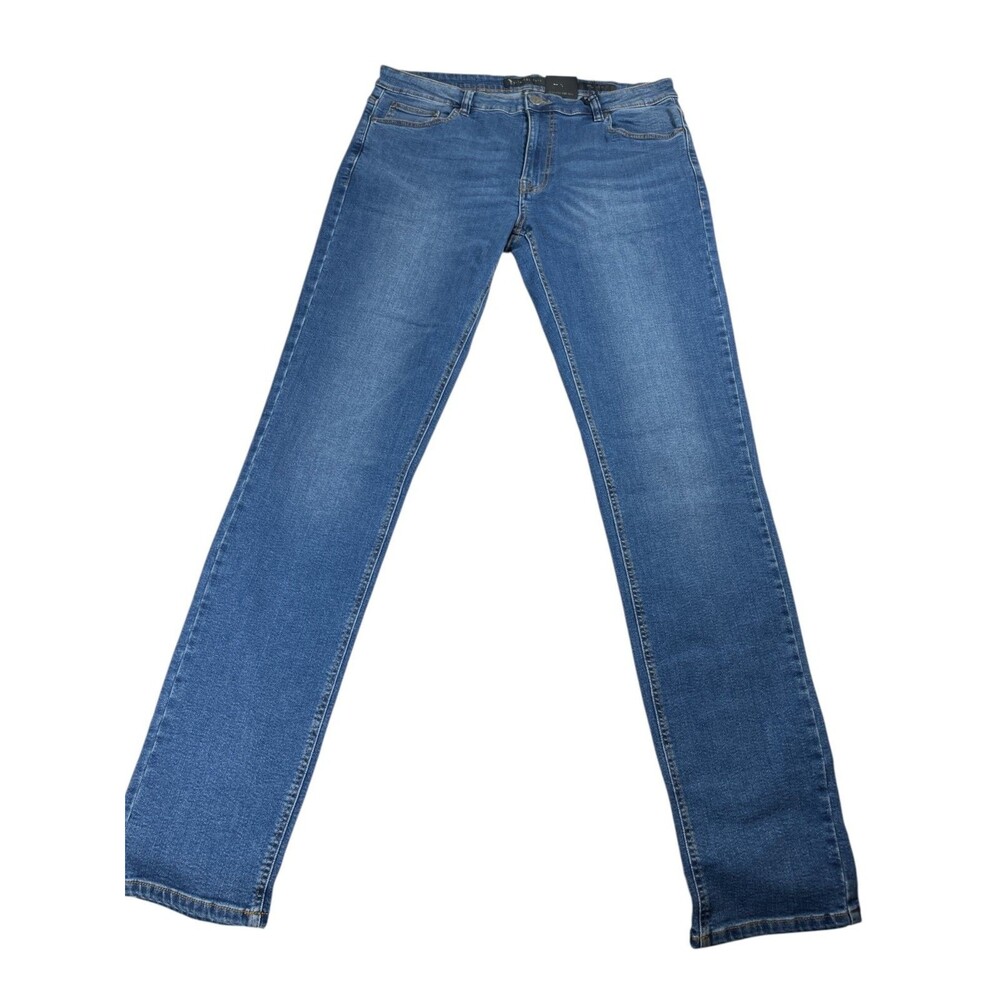 American Tall Dylan Jeans Men's 38 x 38 Blue Denim Cotton Mid-Rise Slim Fit